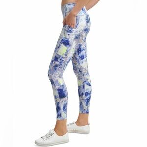 NWOT Calvin Klein Performance Printed High-Waist 7/8 Length Leggings XS